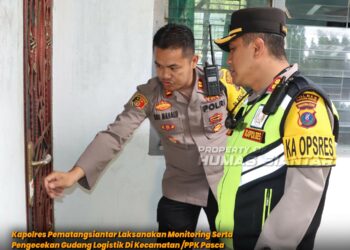 Kapolres Pematangsiantar Pastikan Logistik Pemilu 2024 di Kecamatan /PPK Tetap Aman