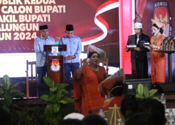 Polres Simalungun Terus Gaungkan Pesan Persatuan dan Demokrasi Dalam Debat Publik Kedua Pilkada Simalungun 2024.