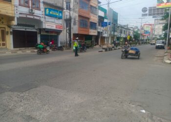 Sat Lantas Polres Tebingtinggi Lima Titik Pos Padat.