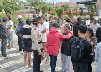 Polsek Siantar Marihat Gagalkan Tawuran, 15 Remaja Diamankan.