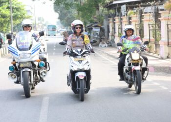 Kasat Lantas Polres Tebingtinggi AKP. Agnis Juwita Imbau Masyarakat Yang Mau Mudik.