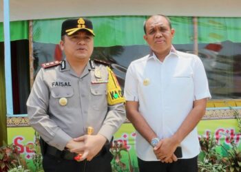 Kapolres Langkat Bersama Pj Bupati Tinjau Pos Yan Ketupat Toba 2024.