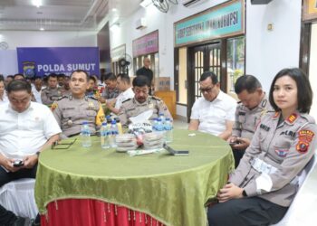 Rayakan Idul Fitri 1445 H Polres Tebingtinggi Laksakakan Halal Bihalal.