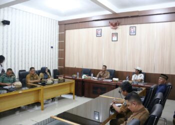 Sekda Pematangsiantar Junaedi Antonius Sitanggang SSTP MSi Pimpin Rapat Persiapan Produksi Film Siantar Hotel Berdarah.