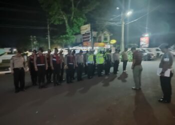 Pengamanan Malam Minggu, Polres Simalungun Gelar Patroli Skala Besar di Lokasi Rawan.