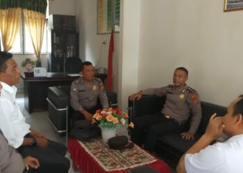 Sat Binmas Polres Tebingtinggi Sosialisasi di SMA N 1. Desa Paya Mabar Kabupaten Serdang Bedagai.