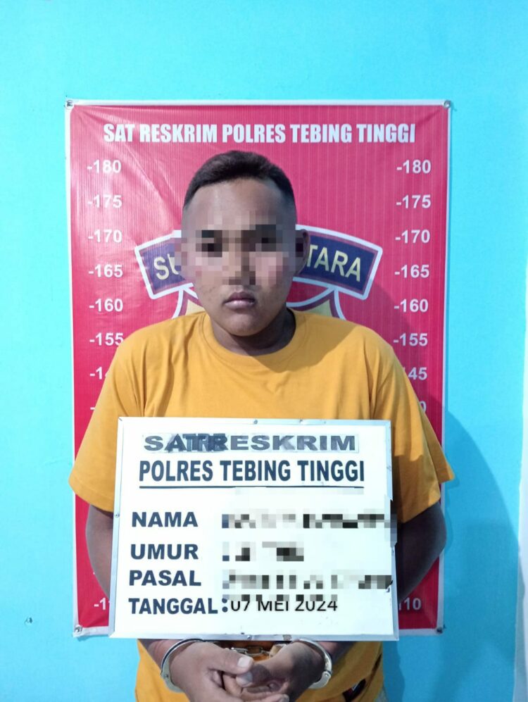 Satu Orang Pria Cabuli Anak Dibawah Umur Ditangkap Sat Reskrim Polres Tebingtinggi.
