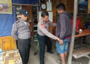 Polsek Raya Lakukan Pengecekan Lokasi Dugaan Peredaran Narkoba di Baringin Raya.