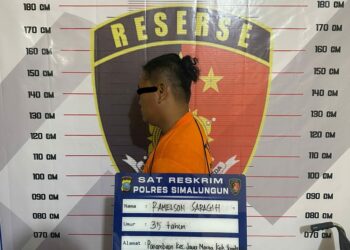 Sat Reskrim Polres Simalungun Tangkap Seorang Pria Coba Cabuli Anak Tetangga di Tengah Malam.