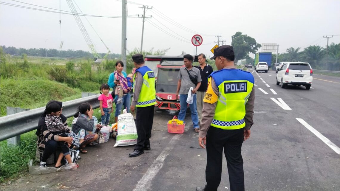 Polres Tebingtinggi Patroli Disekitar Jalinsum.