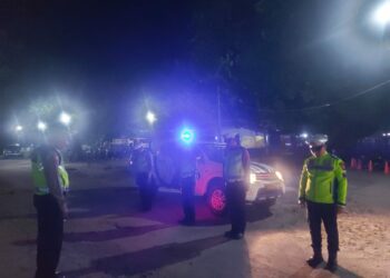 Polres Simalungun Gelar Blue Light Patrol di Jalan Pematang Siantar-Asahan, Tekan Pelanggaran & Balap Liar.