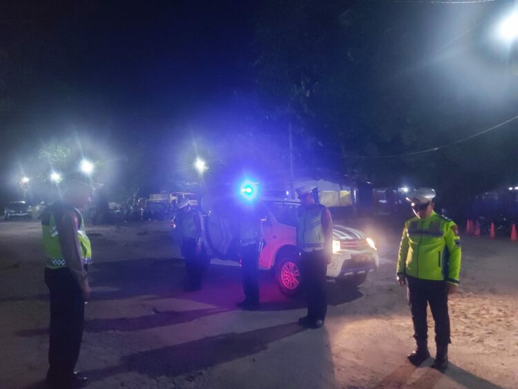 Polres Simalungun Gelar Blue Light Patrol di Jalan Pematang Siantar-Asahan, Tekan Pelanggaran & Balap Liar.