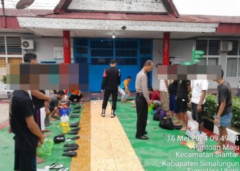 Polres Pematangsiantar Titipkan 18 Tahanan Ke Rutan Lapas Kelas llA P. Siantar.