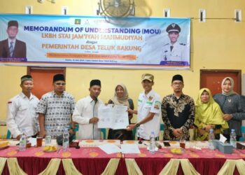 MoU Konsultasi Hukum Gratis LKBH STAI JM & Pemdes Teluk Bakung.