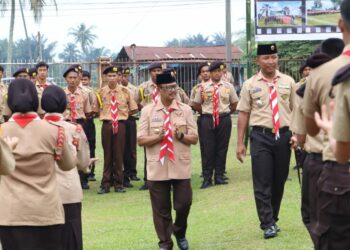 Wakil Bupati Simalungun Hadiri Pembukaan Kegiatan Pembinaan Pramuka SWK KODIM 0207/SML TA 2024.