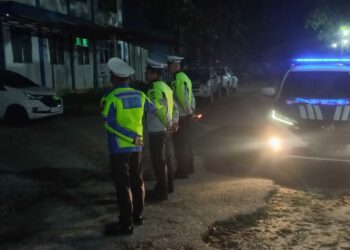 Blue Light Patrol Polres Simalungun Tekan Pelanggaran Lalu Lintas & Kejahatan Jalanan.