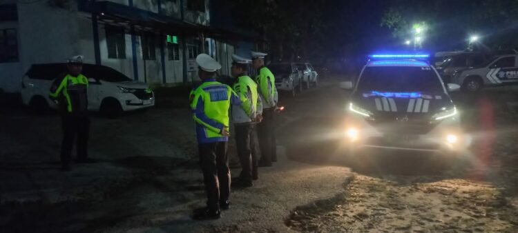 Blue Light Patrol Polres Simalungun Tekan Pelanggaran Lalu Lintas & Kejahatan Jalanan.