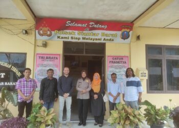 Jalin Silaturhami Kapolsek Siantar Barat Terima Kunjungan Audiensi PPK Siantar Barat.