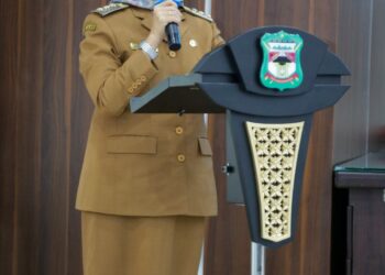 Wali Kota dr. Susanti Dewayani SpA Hadiri Rakor Koordinasi Pembentukan TRC Penanggulangan Bencana Kota Pematangsiantar.