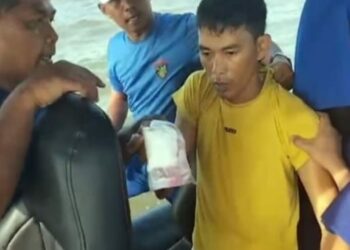 Nelayan Dijaring Ditpolairud Polda Sumut Bawa Sabu Seberat 49,90 Gram.