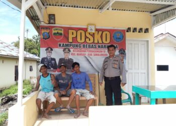 Polsek Perdagangan Gelar Patroli Dialogis di Wilayah Perdagangan Untuk Cegah Gangguan Kamtibmas.