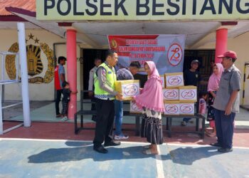 Bakti Sosial di Wilayah Hukum Polsek Besitang.