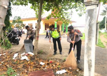 Polres Tebingtinggi Revitalisasi Rumah Ibadah di Kecamatan Padang Hilir.