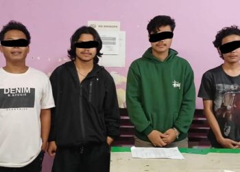 Polsek Perdagangan Resor Simalungun Berhasil Menangkap Empat Pelaku Penganiayaan  Secara Bersama di Simalungun.