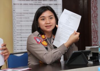Kasat Lantas Polres Tebingtinggi AKP. Agnis Juwita.