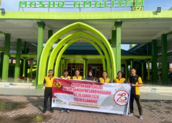 Polres Langkat Gelar Bakti Religi Dalam Rangka Hari Bhayangkara Ke - 78.