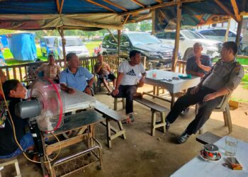 Kapolsek Perdagangan Gelar Patroli Dialogis & Silaturahmi Dengan Agen Jual Beli Mobil.