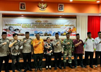 Dalam Rangka Bhayangkara Ke 78, Polres Pematangsiantar Bersama Forkopimda Ikuti Zoom Meeting Doa Bersama Lintas Agama.