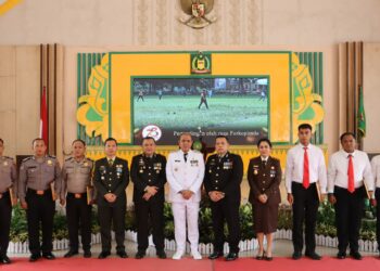 Kapolres Langkat Pimpin Upacara HUT Bhayangkara Ke - 78 Tahun 2024.
