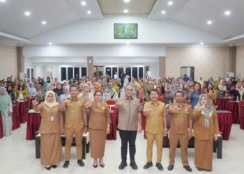 Masuk 5 Besar Kabupaten Tercepat Pelaporan Intervensi Stunting, Pj Bupati Langkat Faisal Hasrimy Apresiasi Kader Posyandu.
