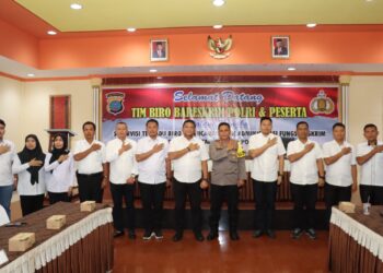 Kapolres Pematangsiantar Terima Tim Biro Bareskrim Polri Tahun 2024.