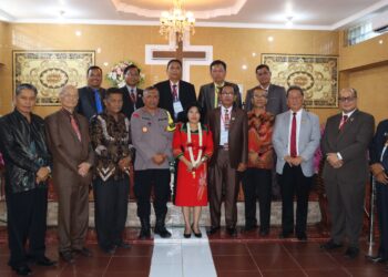 Wakapolres Pematangsiantar Hadiri Rapat Sinode Kerja Ke - 44 Gereja Pentakosta.