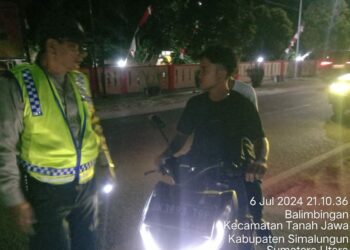 Polsek Tanah Jawa Gelar Razia Skala Besar, Sasar Narkoba, Senpi & Antisipasi Geng Motor.