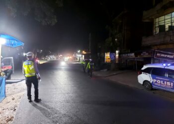 Sat Lantas Polres Simalungun Gencar Laksanakan Blue Light Patrol Untuk Antisipasi Kejahatan Jalanan & Narkoba.