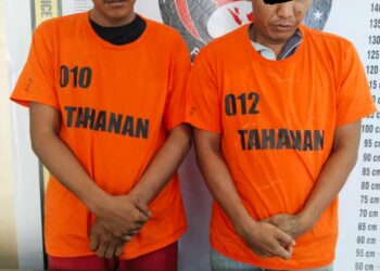 Grebek Kampung Narkoba Polres Simalungun Berhasil Tangkap Dua Tersangka Bersama 2.65 Gram Sabu.