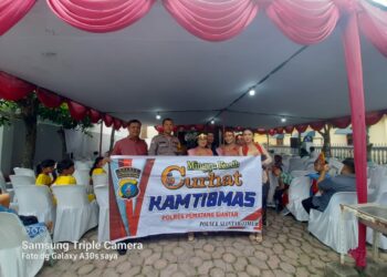 Curhat Kamtibmas di Gereja HKBP Immanuel, Polsek Siantar Timur Tampung Aspirasi Warganya.