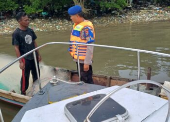 Patroli Dialogis Sat Polairud Polres langkat, Jaga Keamanan di Perairan.