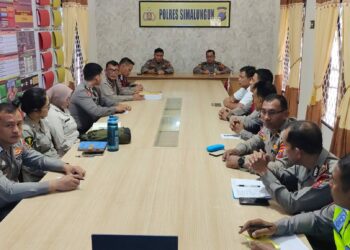 Polda Sumatera Utara Gelar Latpraops Patuh Toba 2024 Secara Virtual, Polres Simalungun Siap Wujudkan Tertib Berlalu Lintas.