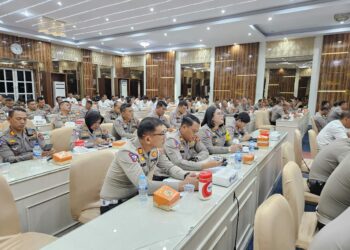 Siap Wujudkan Tertib Berlalu Lintas, Kasat Lantas Polres Pematangsiantar Ikuti Lat Pra Ops Patuh Toba Di Polda Sumut.