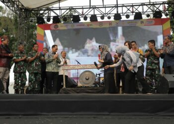 Wali Kota Pematangsiantar dr Susanti Dewayani SpA didampingi Sejumlah Unsur Forkopimda Hadiri Acara Pembukaan Siantar Culture Show.