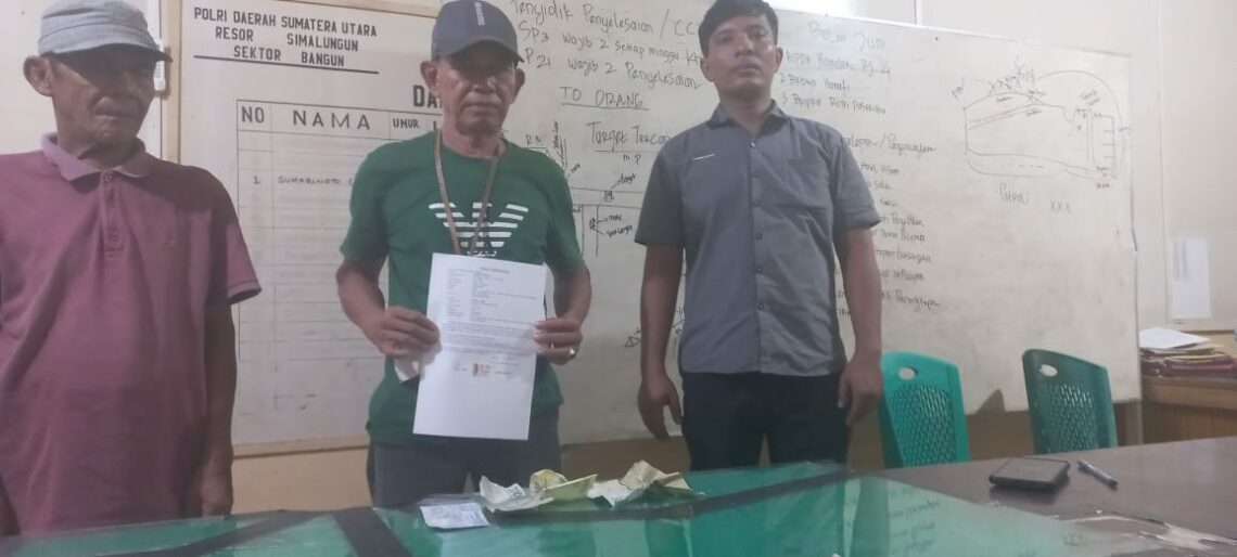 Polsek Bangun Resoe Simalungun Amankan Dua Pelaku Pungutan Liar di Simpang Masjid, Simalungun.