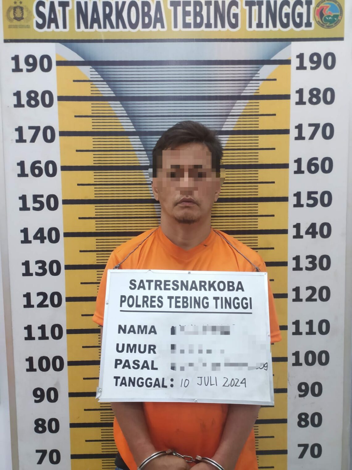 Pelaku Diamankan Polres Tebingtinggi.