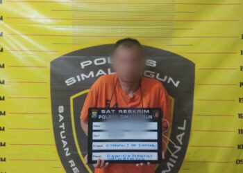 Sat Reskrim Polres Simalungun Lakukan Ptoses Hukum Terhadap Tersangka Cabuli 2 Anak Kandung.