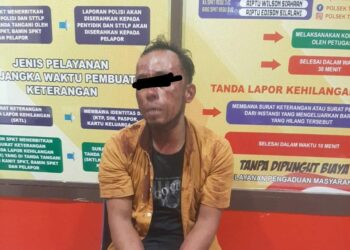 Polsek Tanah Jawa Amankan Pelaku Pencurian Motor di Parkiran Masjid Al Furqon.