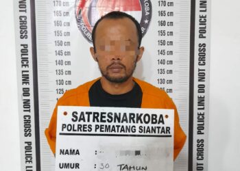 Sat Resnarkoba Polres Pematangsiantar Tangkap Pria Pemilik Sabu 2,34 Gram.