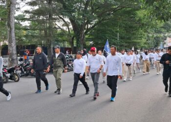 Kapolres Pematangsiantar Hadiri Qris Jelajah Indonesia Sibatas Labuhan Bank Indonesia.
